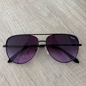 Quay Australia Black and Purple Sunglasses